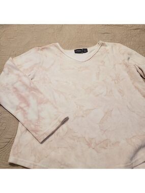 Sonoma Long Sleeve  V-Neck Velour T-shirt - Size L
